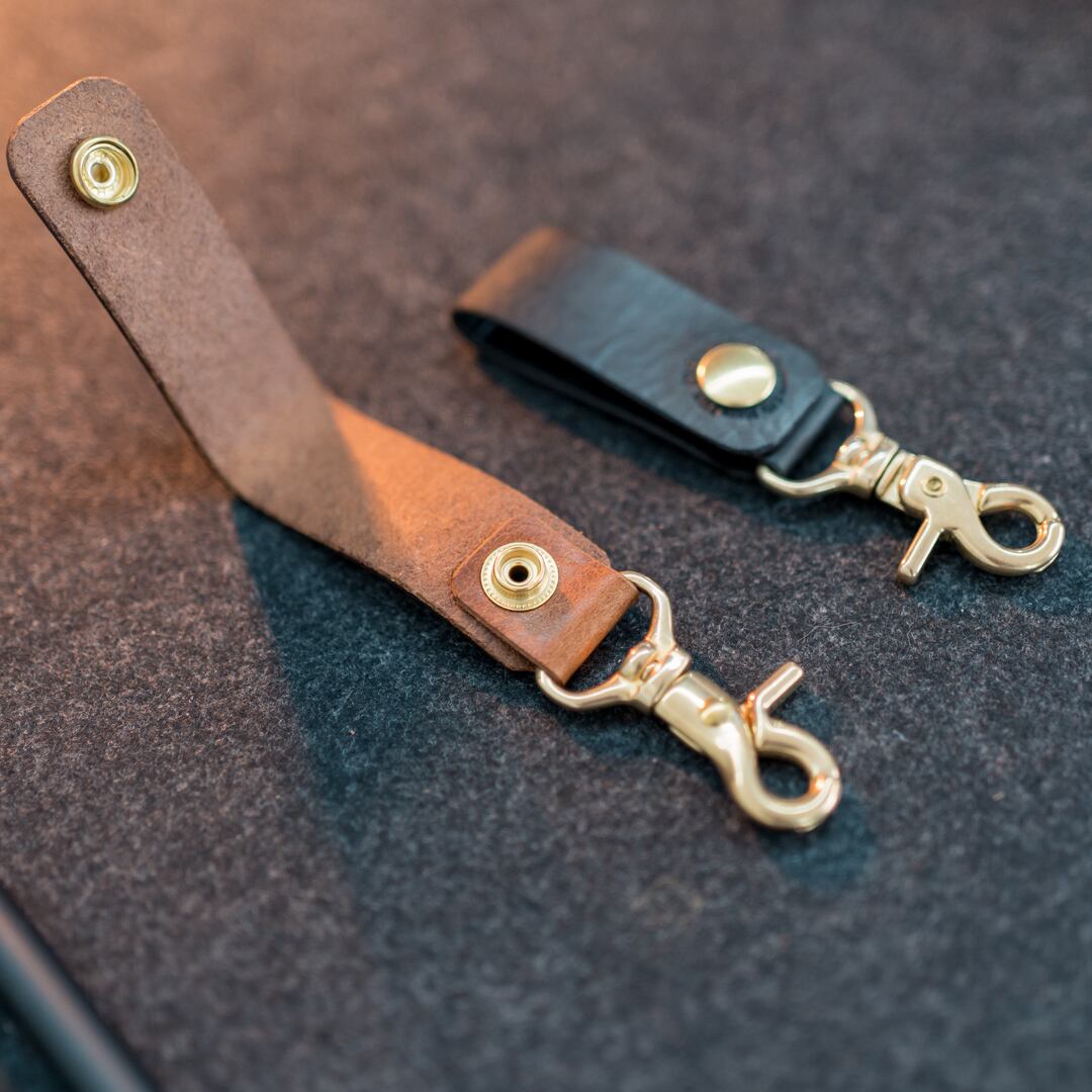 真鍮とレザーのベルトループカラビナ | N FIVE（エヌファイブ