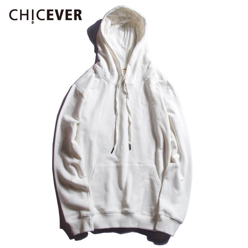 CHICEVERスウェットシャツレディースフード付きカラー長袖レースアップポケットコットンプルオーバースウェットシャツ2020 ロング 6base55783233579