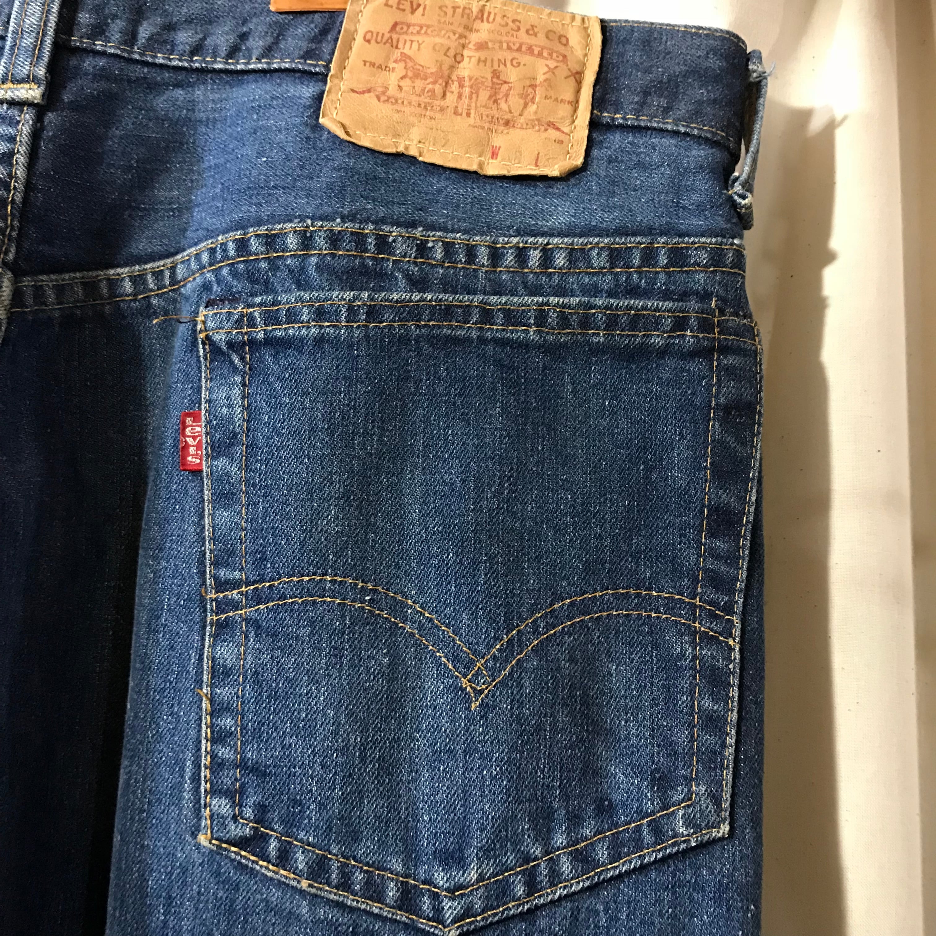 70's vintage Levi's 517 リーバイス 66前期 デニムパンツ 濃紺 W38