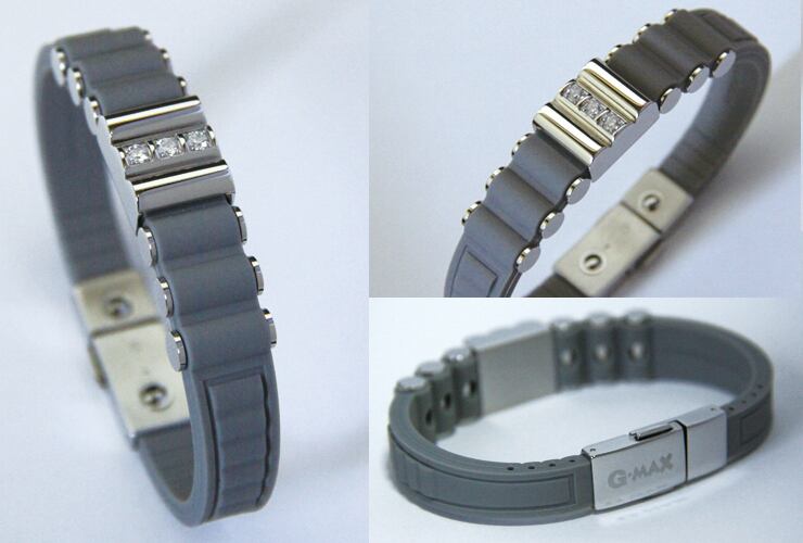 G・MAX ブレスレット トリプルパワースタンダードM グレー | Pay ID