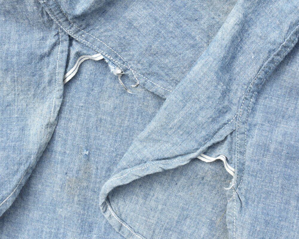 Vintage L / S chambray shirt [WASHINGTON DEE CEE] [1960s-] with