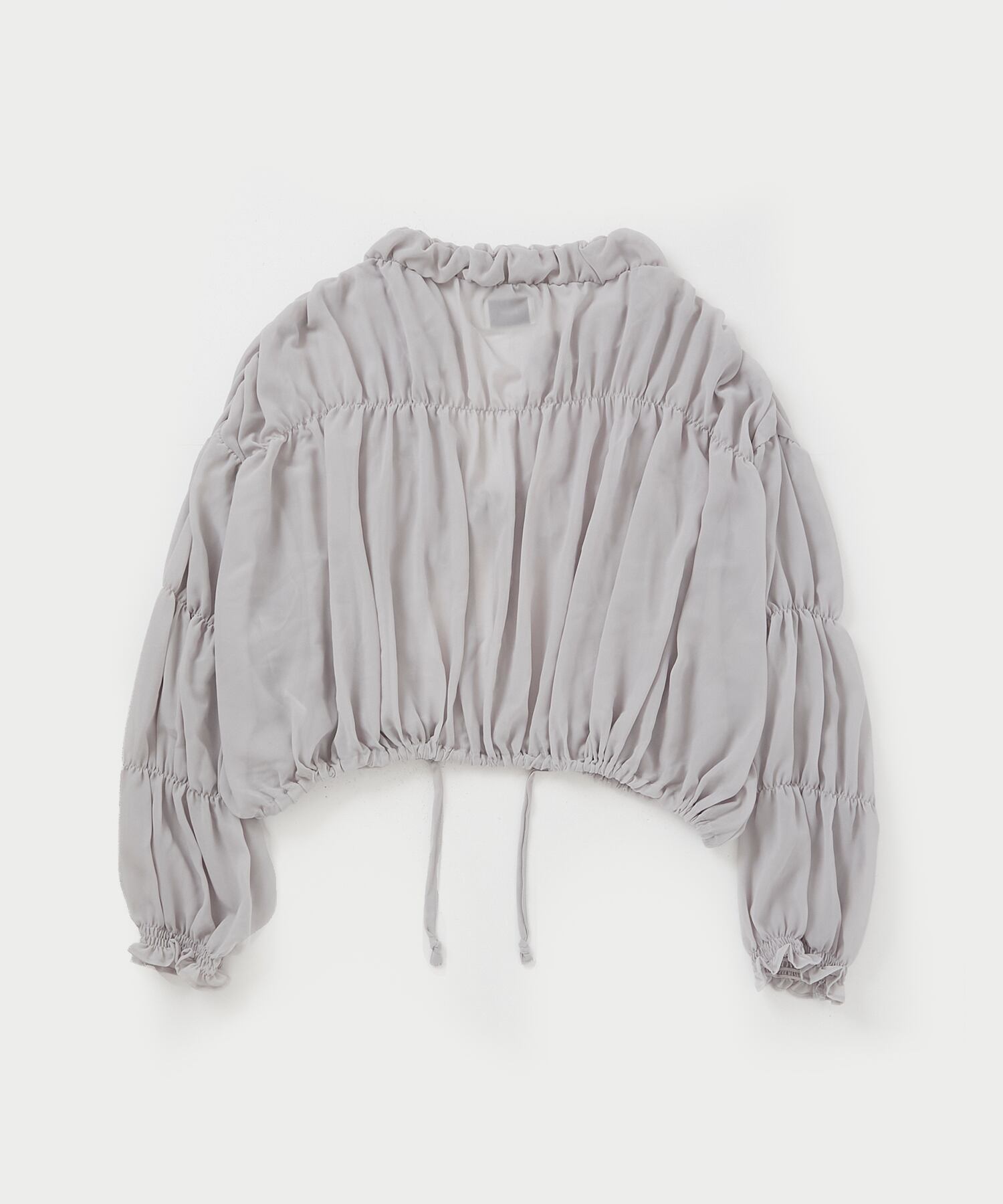 ジャケット・アウター papier gathered jacket Gathered jacket/pale blue | papier.official