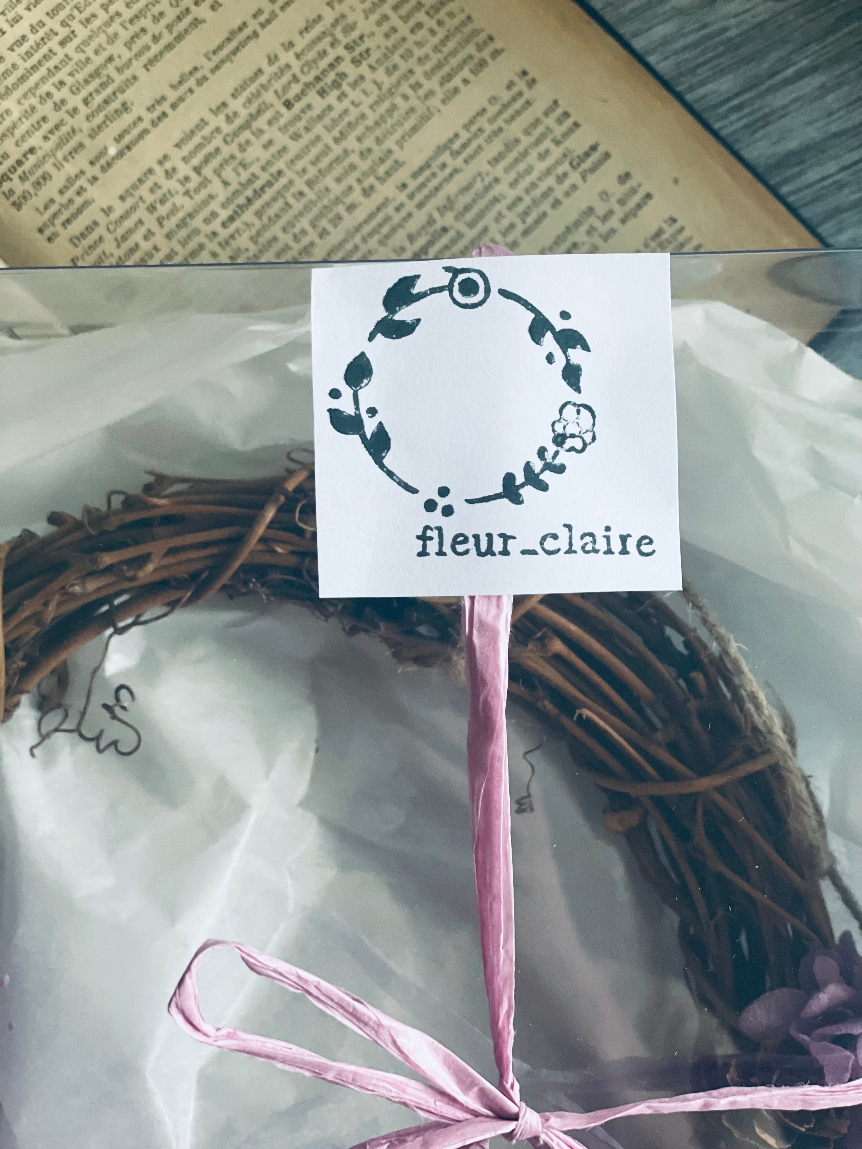 リース専用クリアケース Sサイズ | 京都宇治市プリザーブドフラワー