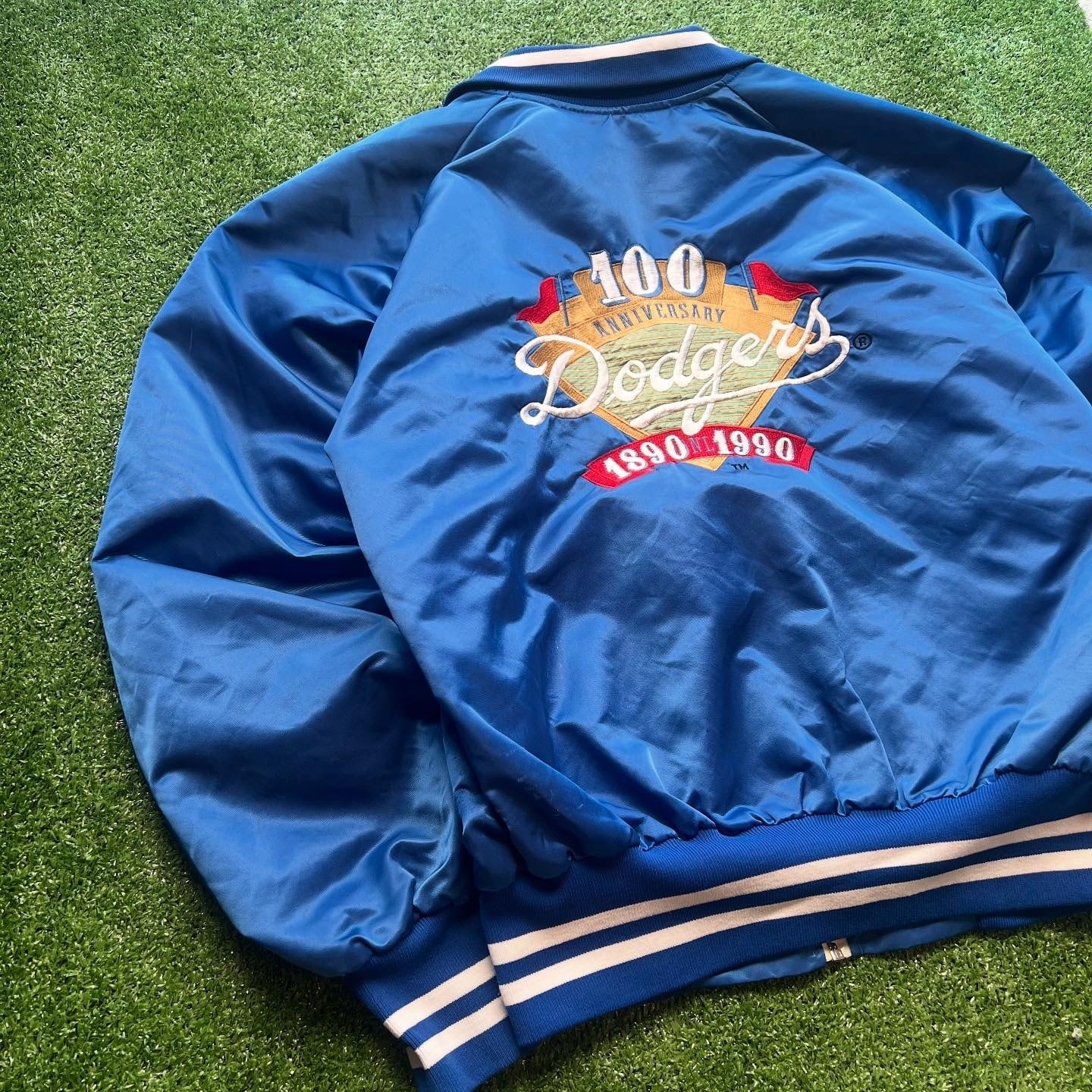希少　激レア　ブルックリン ドジャース ナイロンスタジャン USA製 90s MLB / ロサンゼルス・ドジャース / 90s / USA製 / ナイロンスタジャン