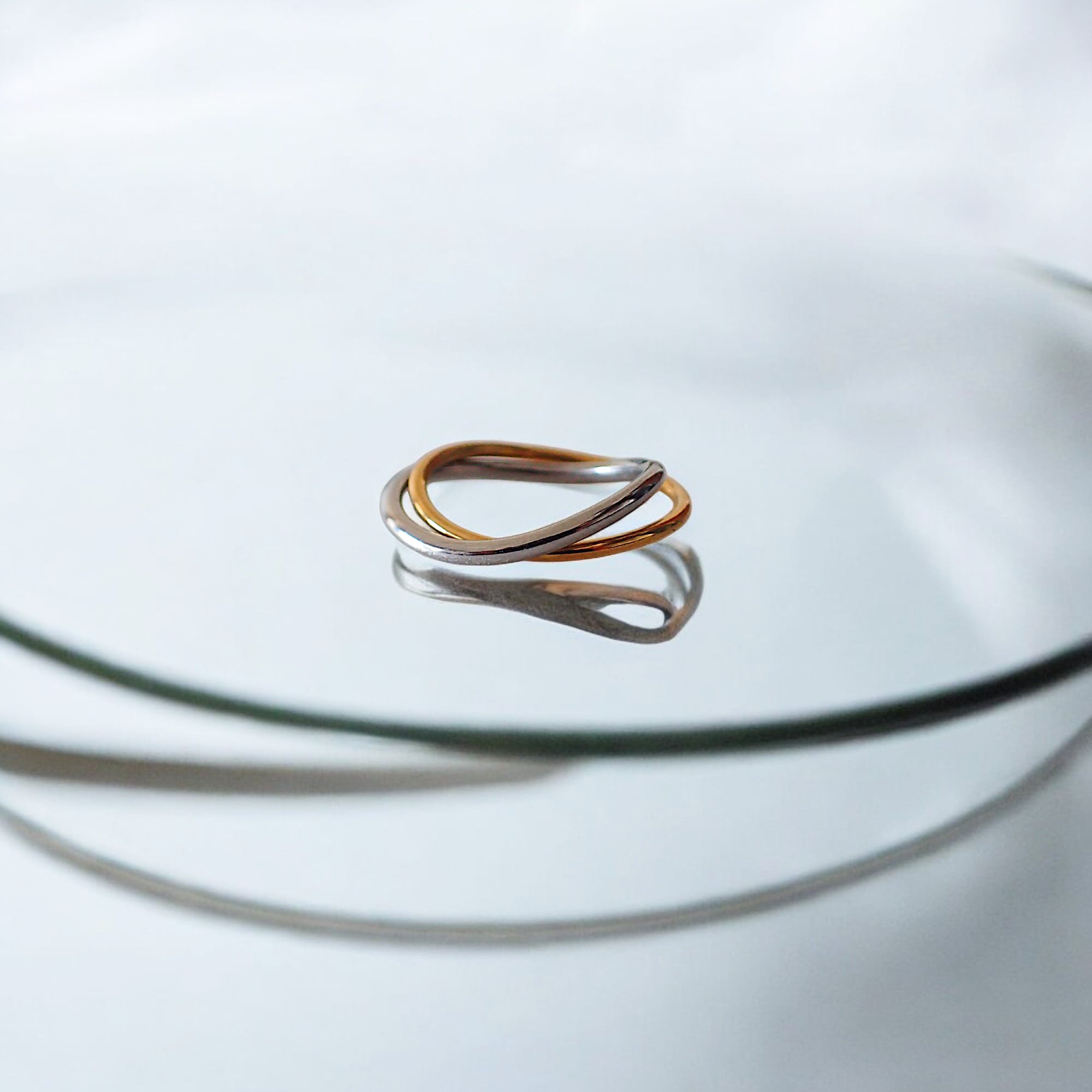 バイカラー・ダブルリング | jojono