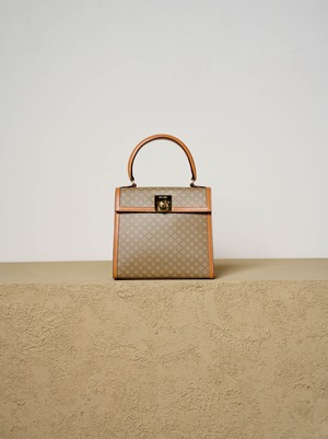 CELINE セリーヌ マカダム柄 2way ハンドバッグ　