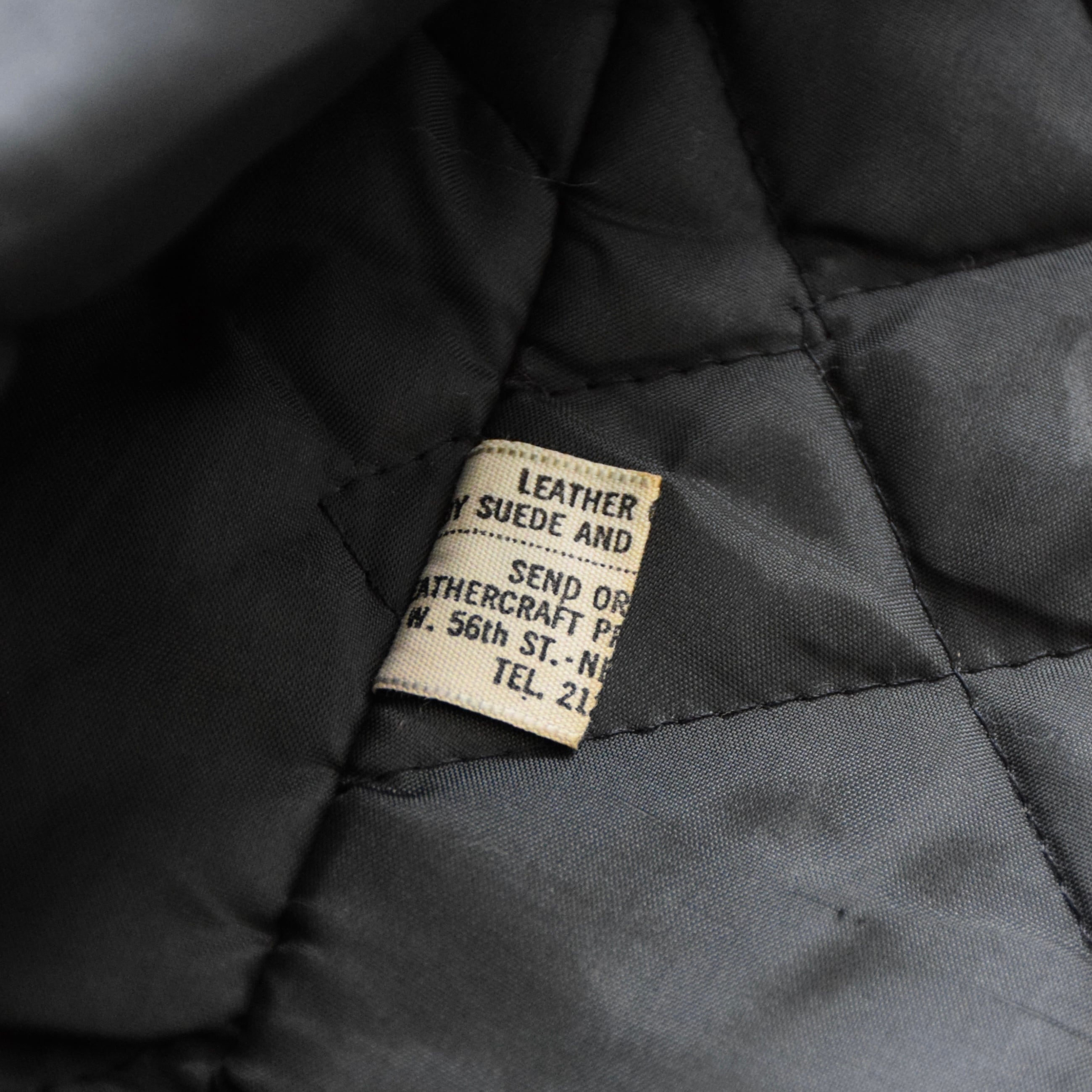 70's GENUINE LEATHER レザージャケット メンズ 40 ブラック