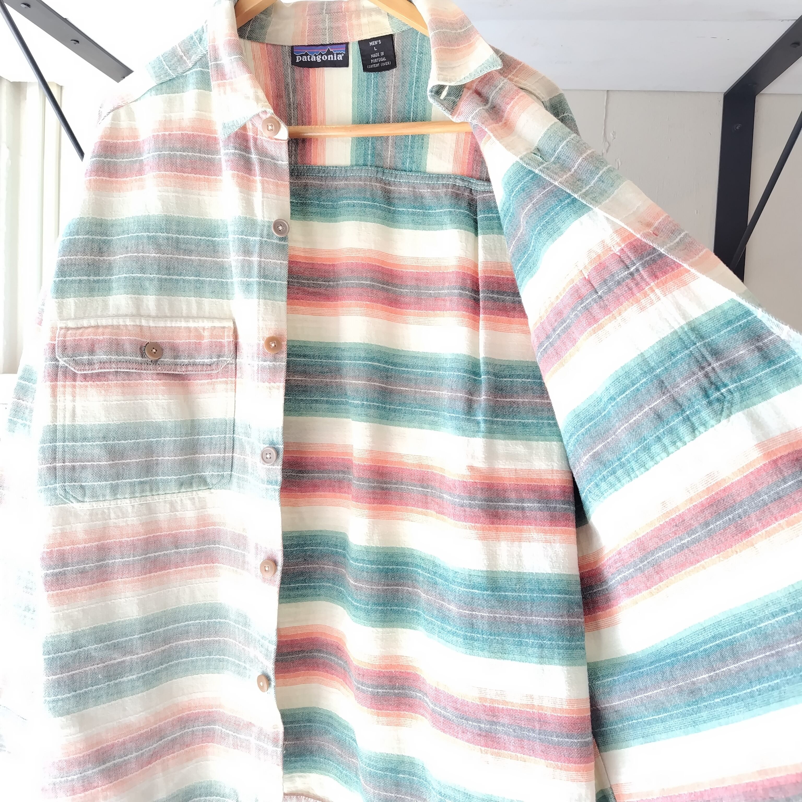 名作 patagonia サニー ストライプ フランネルシャツ | LongBeach