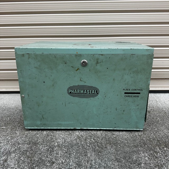 PHARMASEAL インダストリアル カードボックス ヴィンテージ収納ボックス