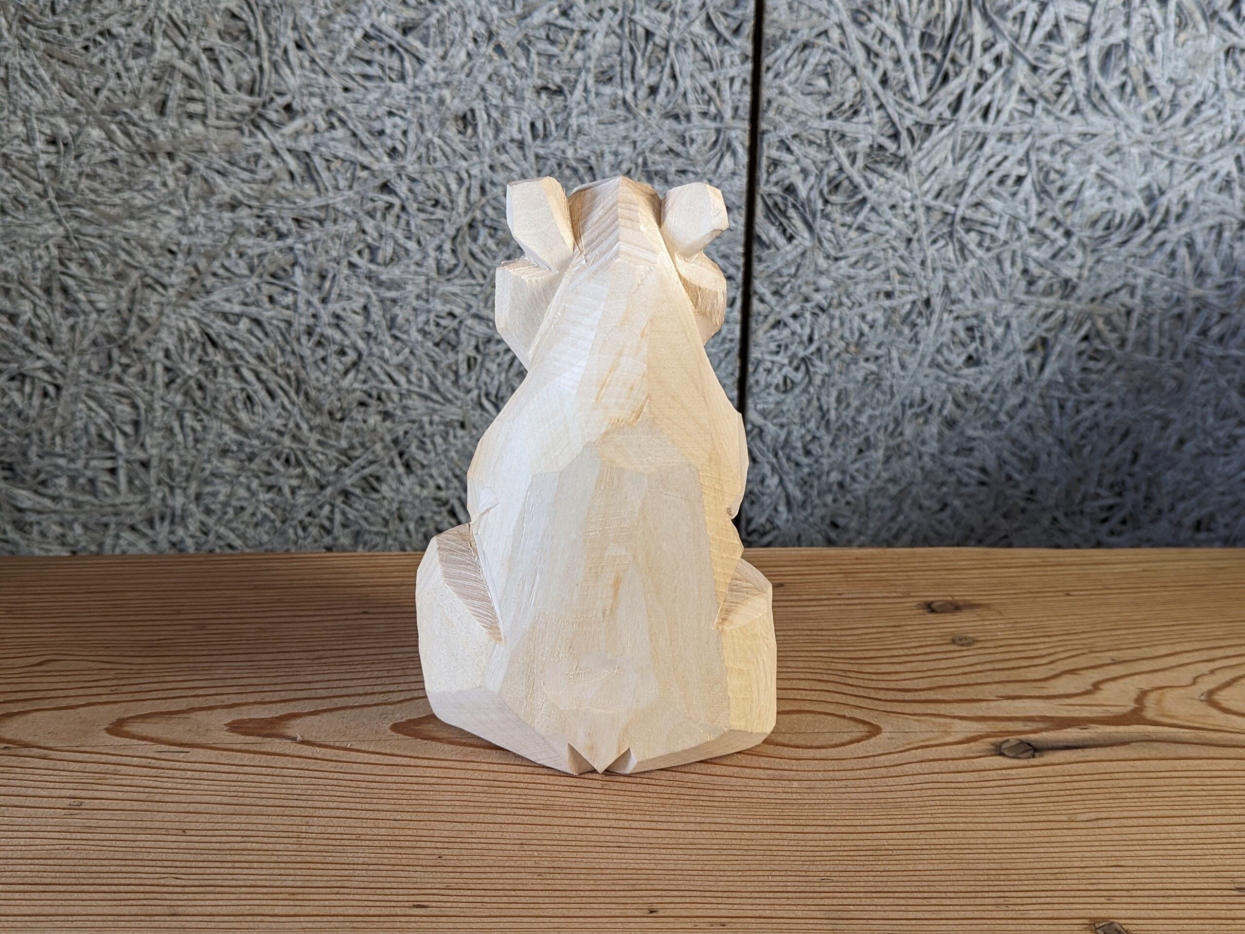 佐藤憲治 座り熊 ＃6「よいっしょ」 | 木彫りの熊 | inoya | Basic