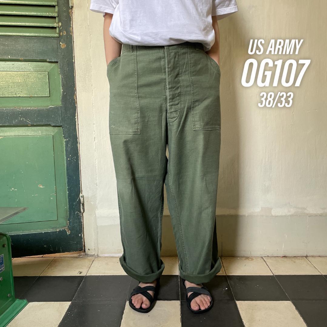 70s 未使用 アメリカ軍 OG-507 ベイカーパンツ ユーティリティパンツ