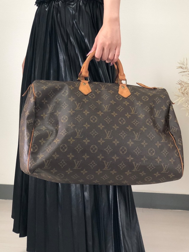 LOUIS VUITTON ルイ ヴィトン モノグラム スピーディ40 ボストン M41522 ボストンバッグ ブラウン vintage ヴィンテージ オールド yhnwac