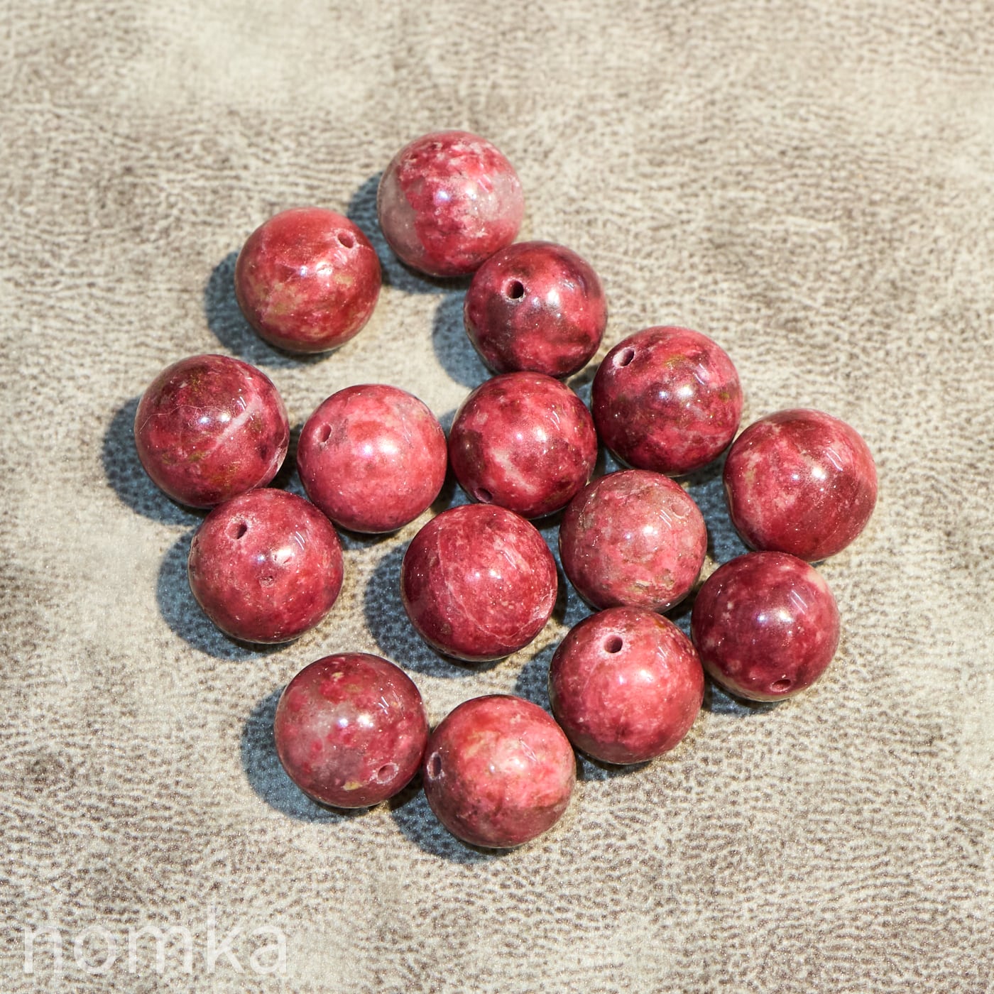 チューライト/桃簾石【12mm/ノルウェー産 】ビーズ/一粒売り