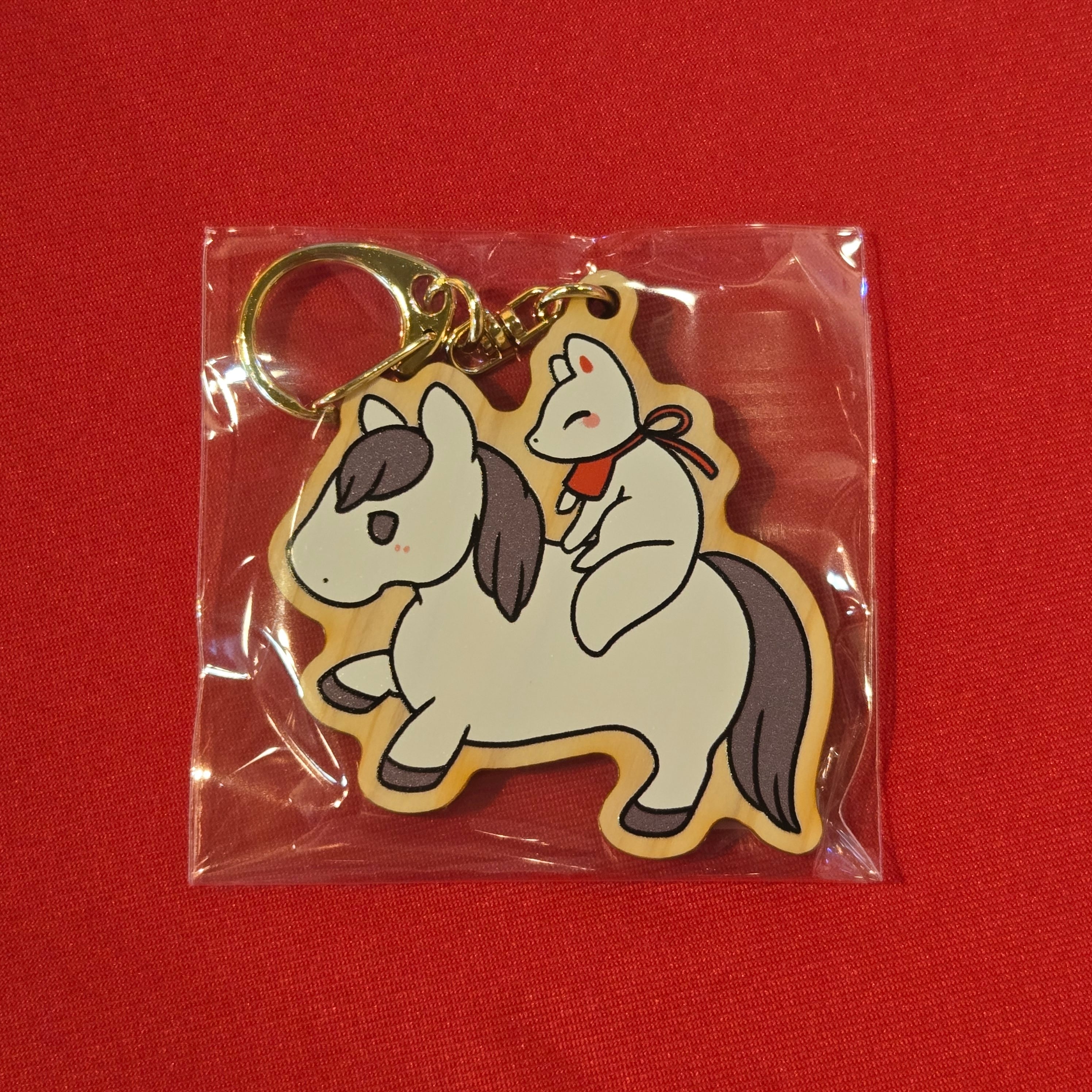 狐月稲荷社 ミニ絵馬ストラップ | Atelier COMET