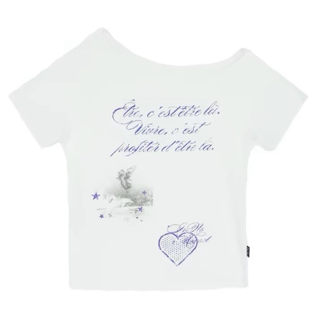 [Innomoood] Angel's Heart vintage T-shirt