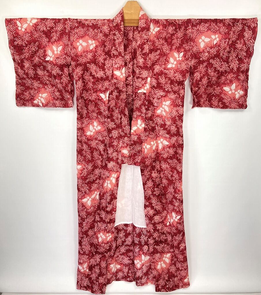 ☆超目玉】 【未使用品】有松鳴海絞り 浴衣 A-0766 kimono vintage