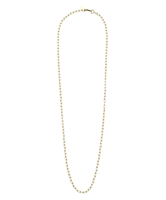 【#Re:room】SILVER925 CABLE CHAIN NECKLACE-GOLD［REA176］