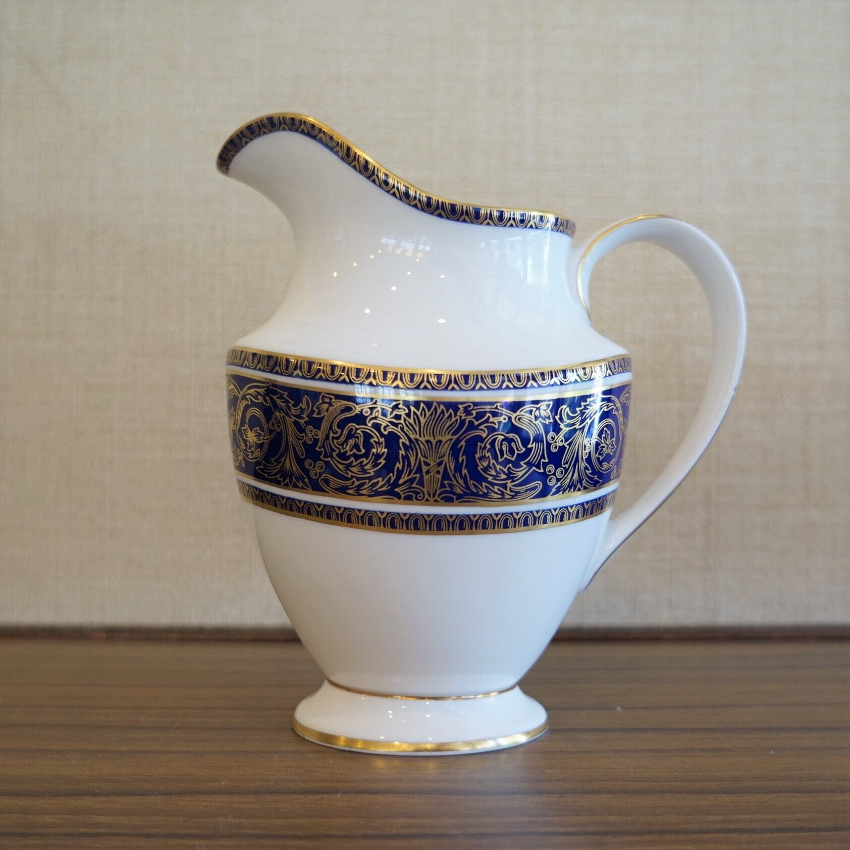 ロイヤルドルトン インペリアルブルー ミルクピッチャー