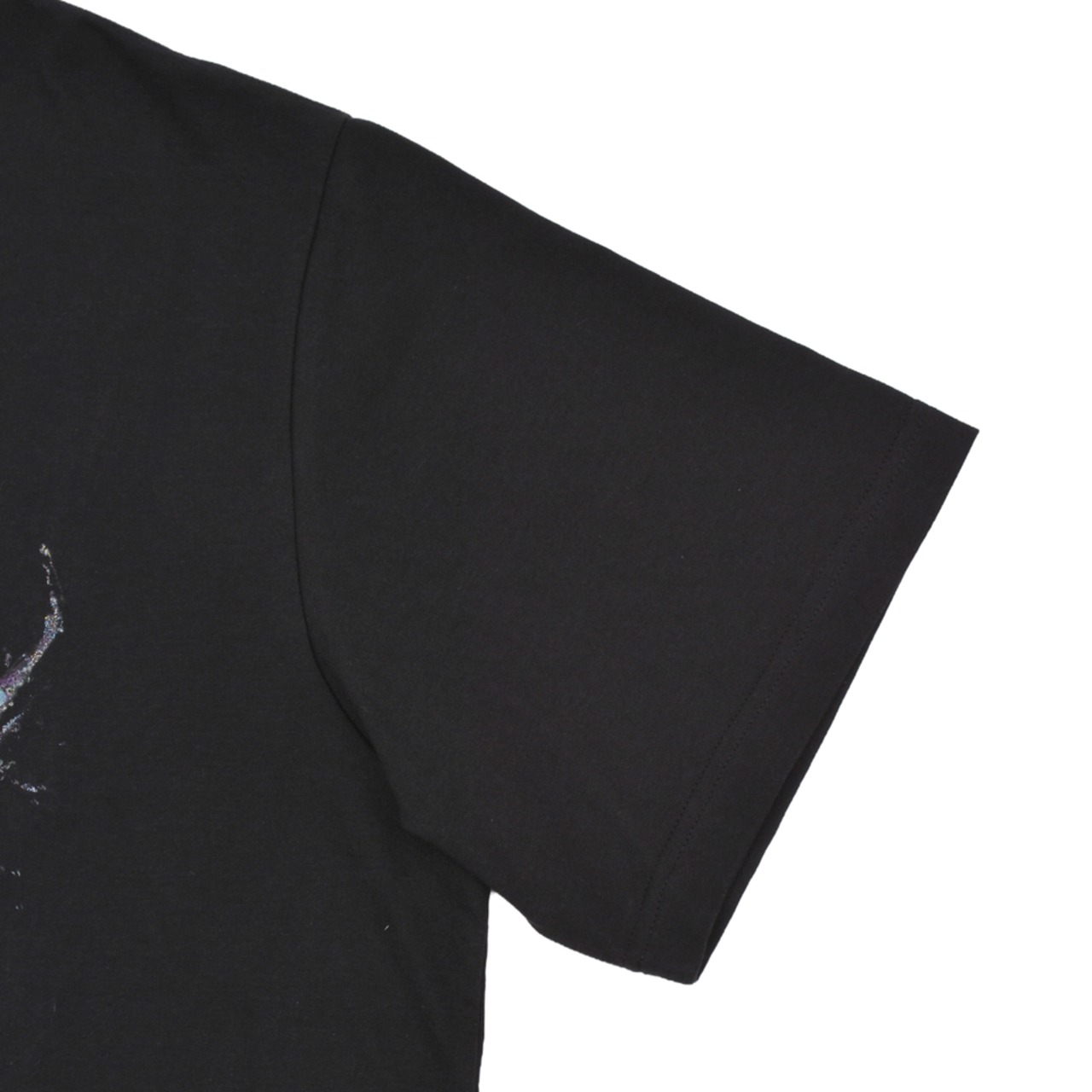 【WE11DONE】BLACK GLITTER LOGO T-SHIRT - 6