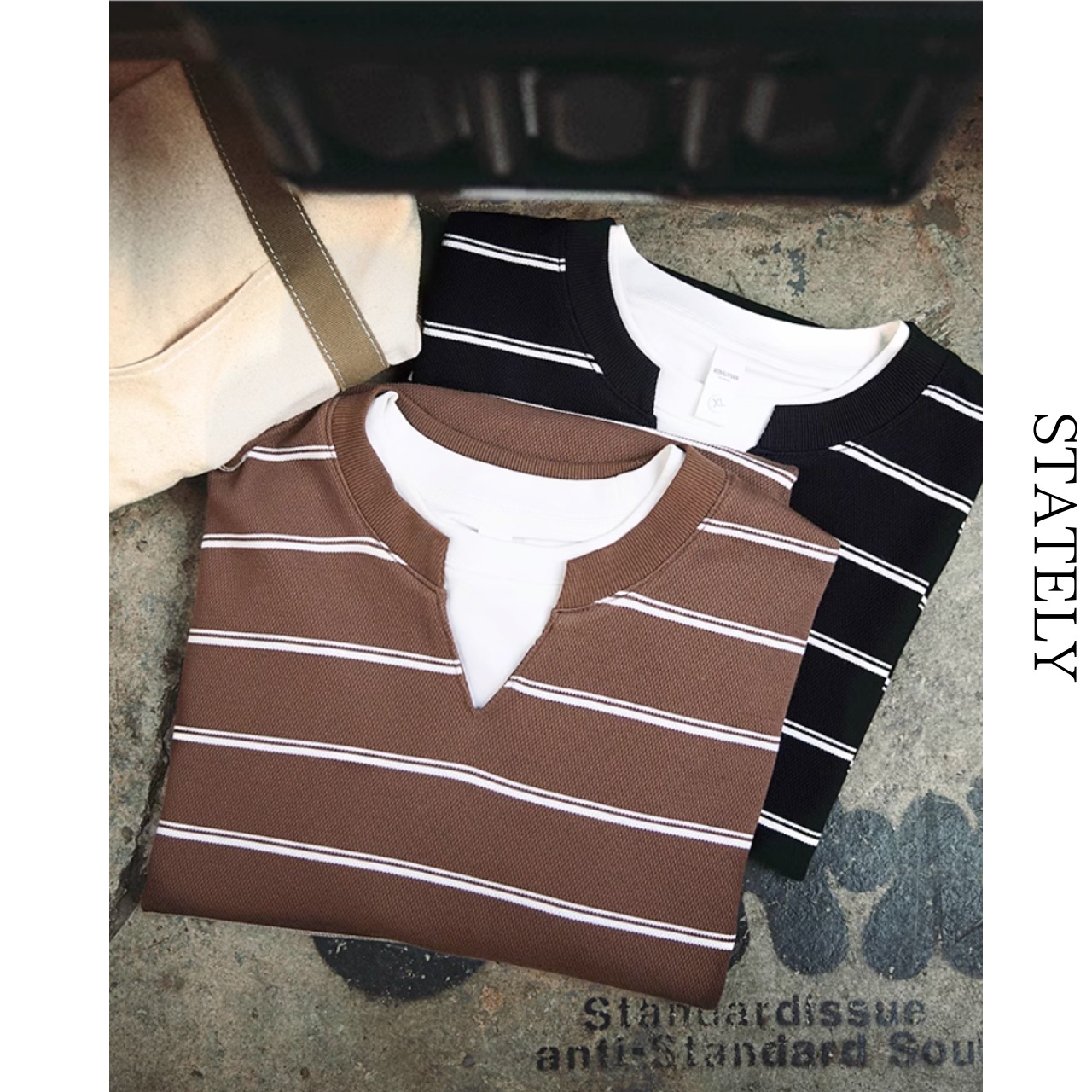 Mesh Layered Tシャツ _T107・画像3