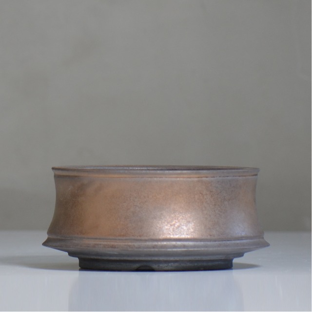 subamenotsu工房 / BRONZE / ss_08_l / 約 φ15.7cm / 植木鉢