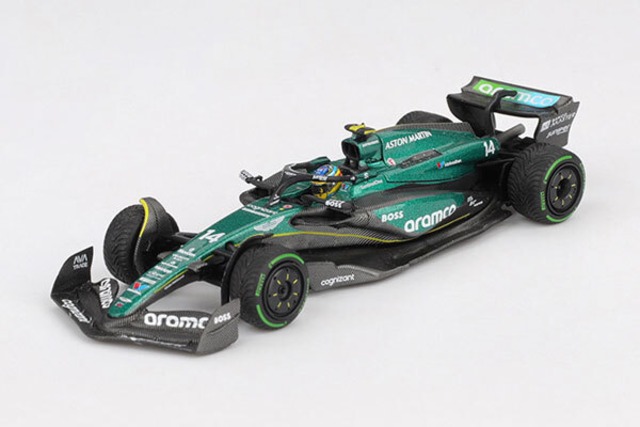 TSM（TrueScale Miniatures）／MINI GT　1/64 アストンマーチン AMR24 F1 2024 #14 カナダグランプリ Fernando Alonso 　MGT01113-L