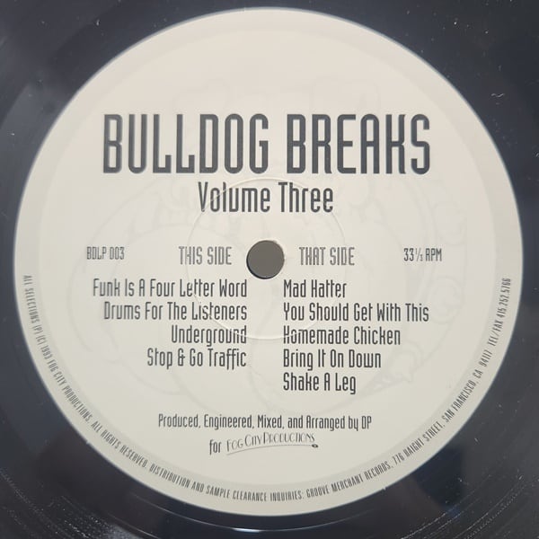 Fog City Productions / Bulldog Breaks Volume Three [BDLP 003] - 画像3