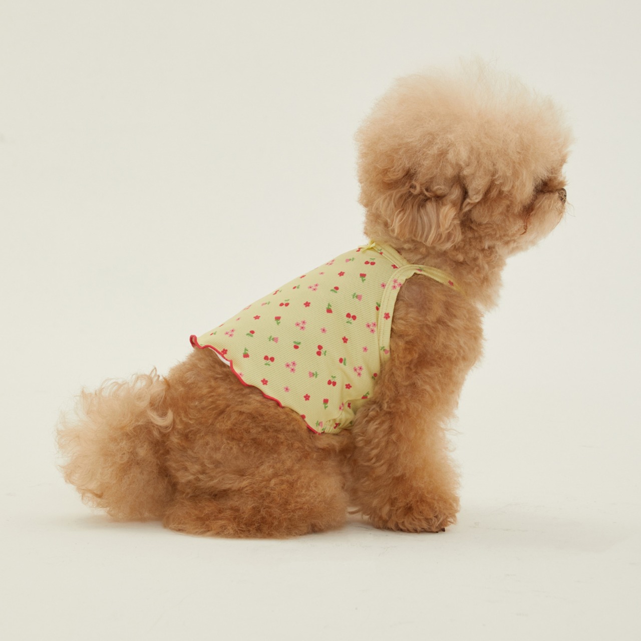 【予約】[ thesallyslaw ] Dewy Cooling Top｜Lemon Floral - 4