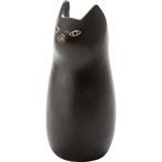 傘立て CLY-12BK CLY-12BR CLY-12WH 玄関 陶器 マット コンパクト スリム ねこ 猫 かわいい ポスター 収納 室内 室外