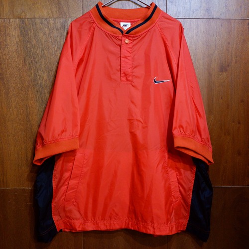 "NIKE" S/S nylon pullover jacket