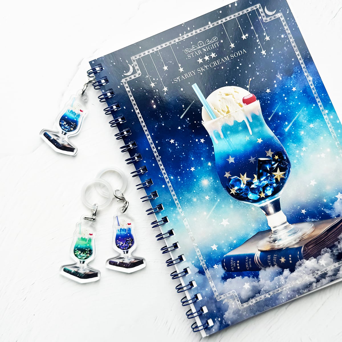 星空のクリームソーダ柄 | LALA CloveR.幻想的雑貨屋 - 星と宇宙と天体