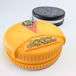 【 Sweets Plastic Container ( スイーツ プラスチック コンテナー ) 】 OREO ( オレオ )& Ritz(リッツ) / 小物入れ / コンテナ / キャンディボックス〚アメリカン雑貨 アメトイ〛
