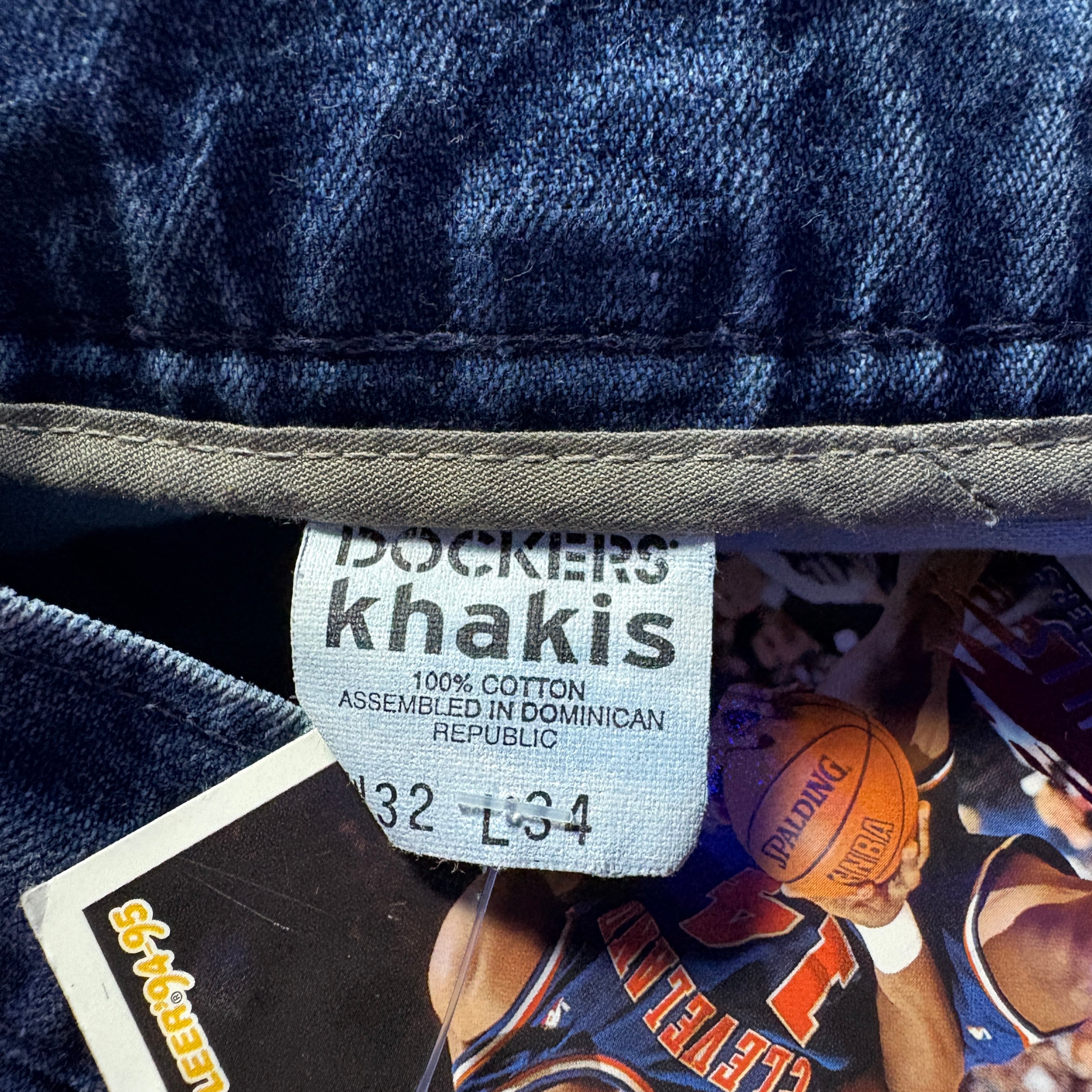 90s US規格 DOCKERS Khakis デニムスラックス ツータック 32×34