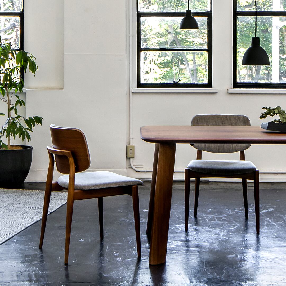 コスガ　ダイニングチェア　ブラックレザー ookawakaguhonpo_ki-volga-chair