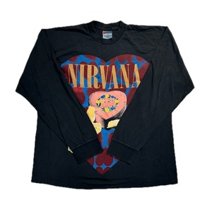 13567 NIRVANA 長袖 Tシャツ ハートシェイプトボックス XL