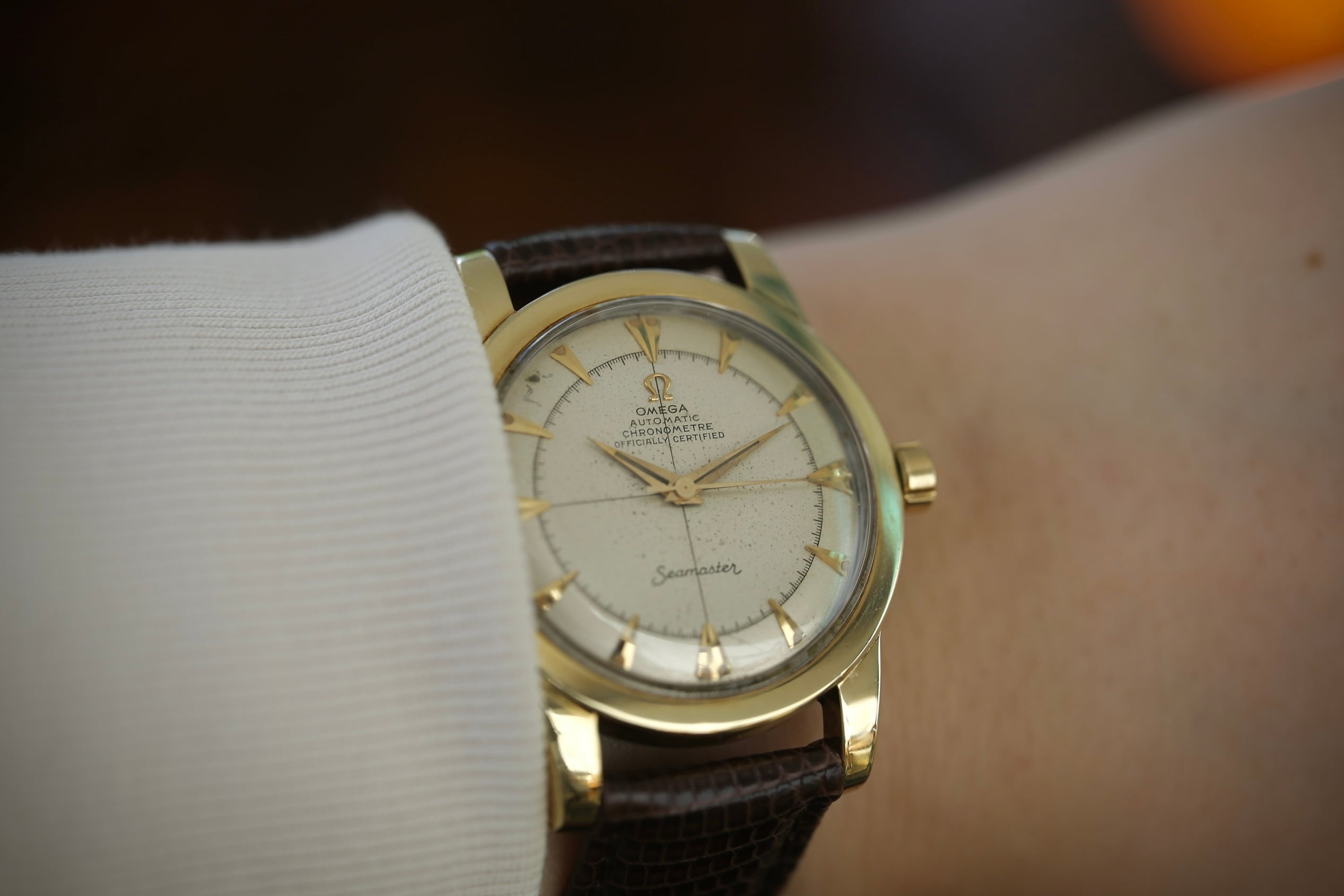 OMEGA】1952年製 オメガ シーマスター ファーストモデル フル楔