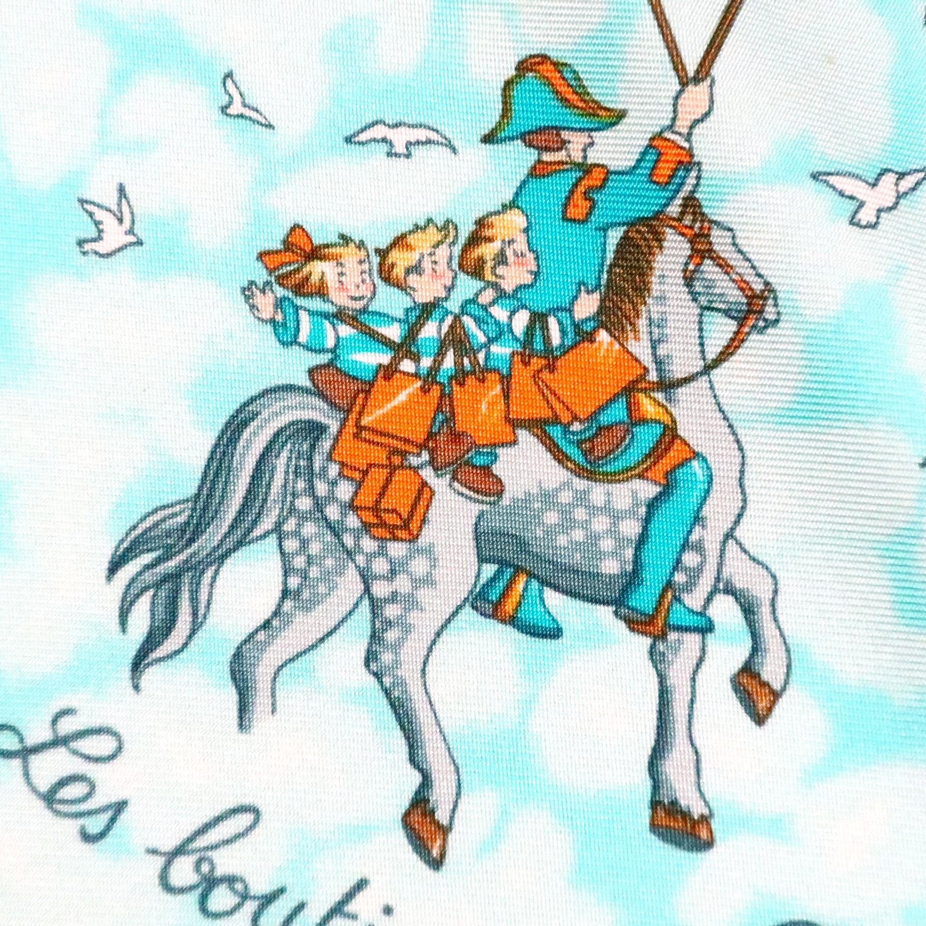 エルメス HERMES/スカーフ ガヴロッシュ いたずら三つ子 Les Triples