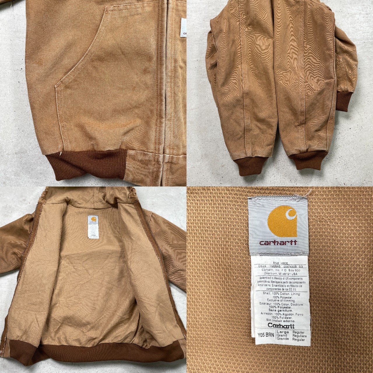 Kids】00年代 Carhartt カーハート ダックジャケット アクティブ 