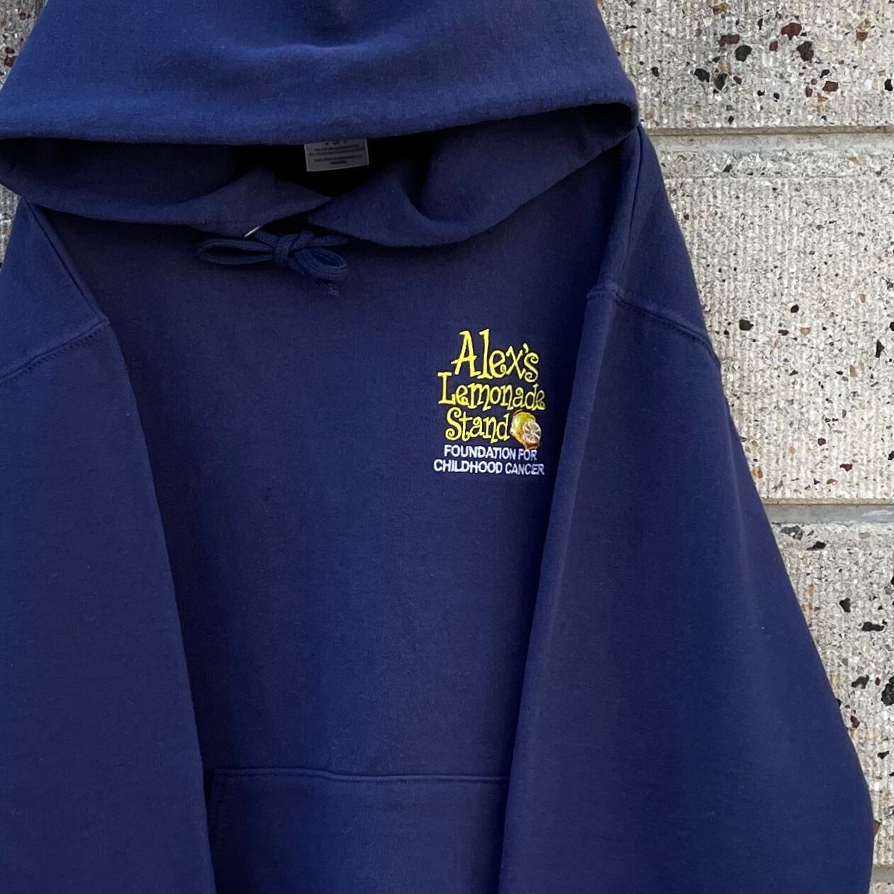 【Sサイズ】Alex's Lemonade Stand オール刺繍 プルオーバー パーカー