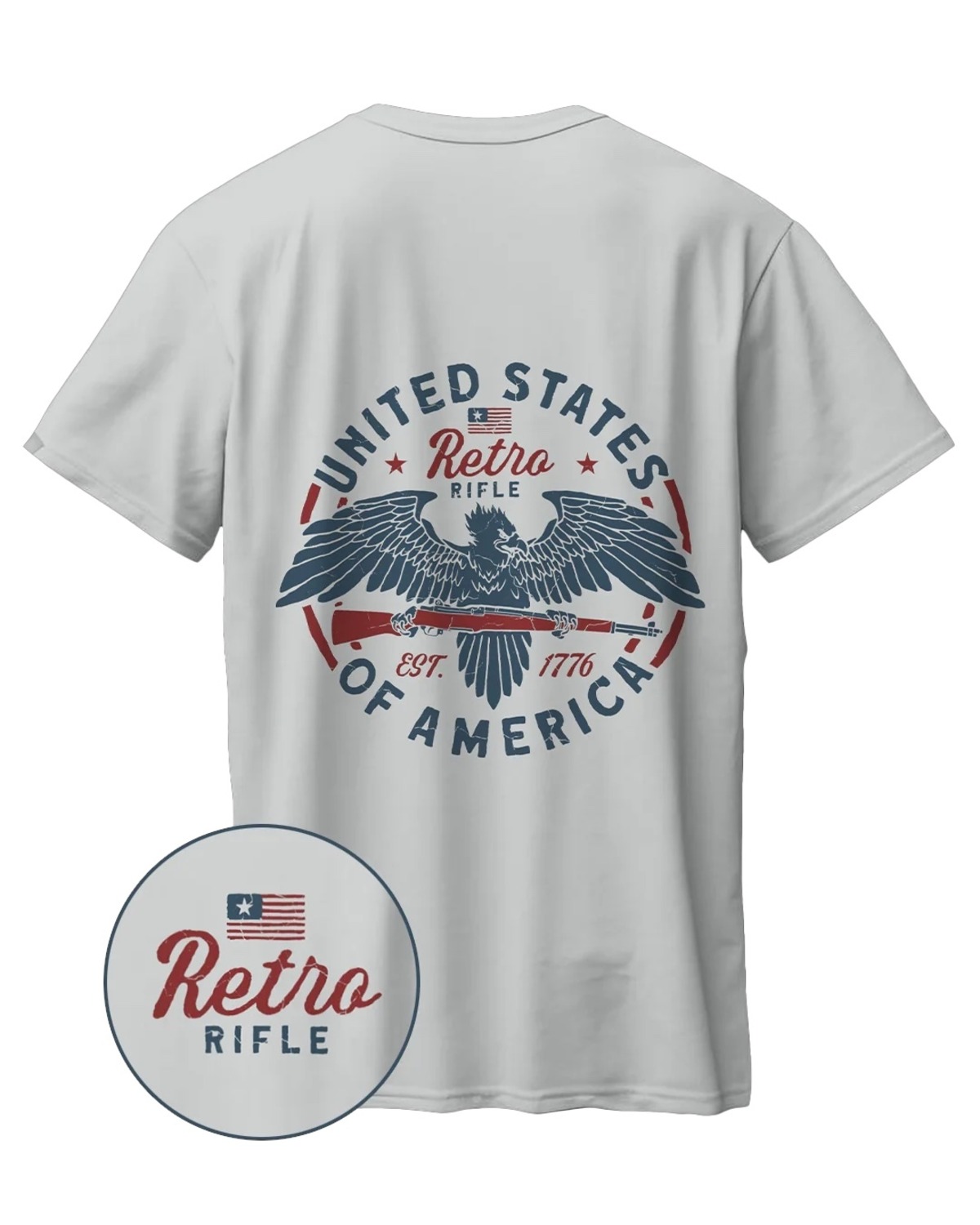 [ Retro Rifle ] 1776 Tee | Bala del Diablo