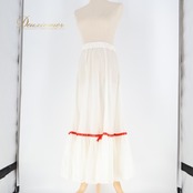 フラメンコ 衣装 ペチコート ファルダ スカート 白 無地 リボン 赤 軽い 薄い 重ね着 ダンス パーティ 発表会 ホワイト系 レッド系 フリル 薄手 レディース ゆったり シンプル おしゃれ かわいい ダンス衣装 イベント用