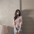 Floral Print Chiffon Blouse
