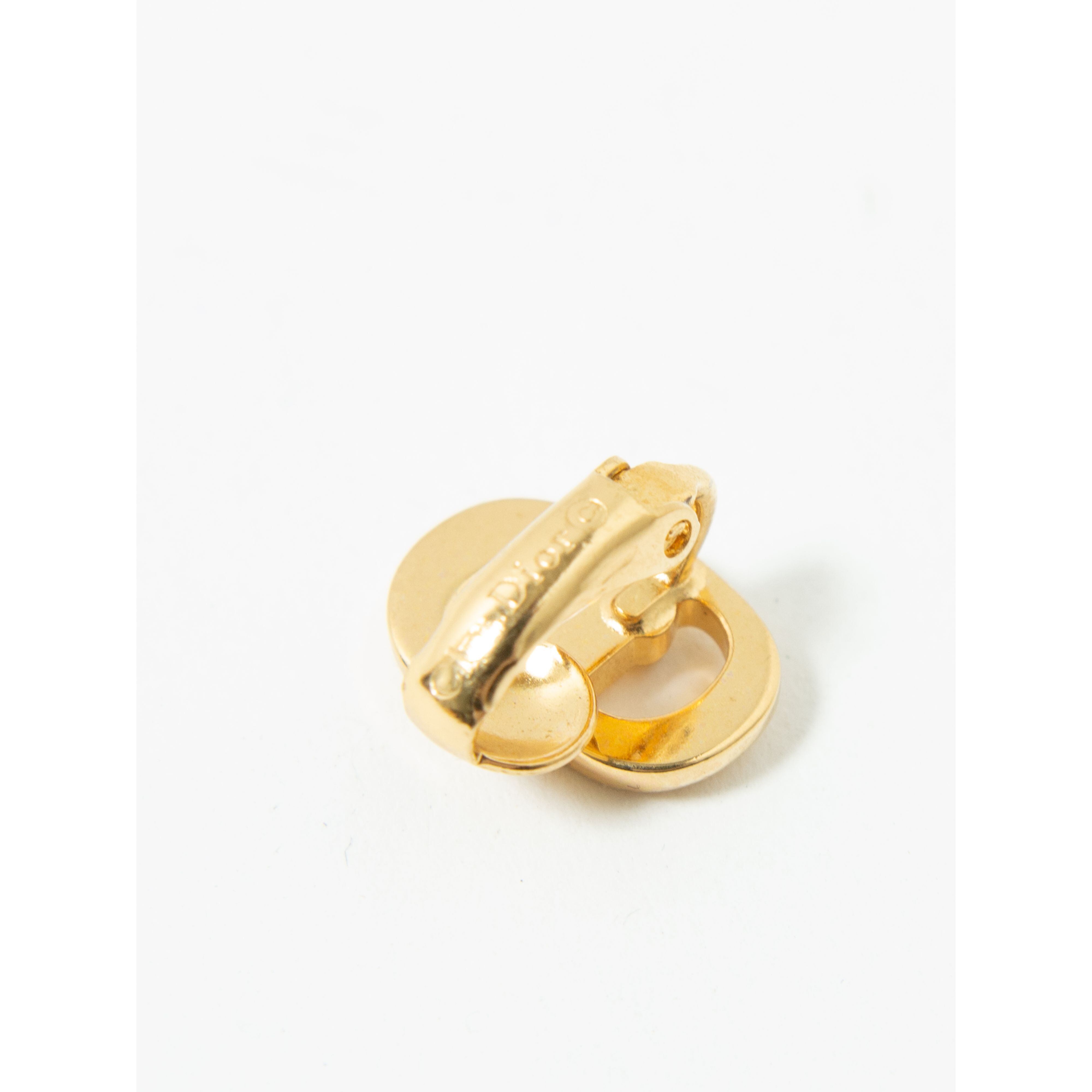 【Christian Dior】CD logo ear cuff（クリスチャンディオール CDロゴイヤーカフ 両耳イヤリング）11b