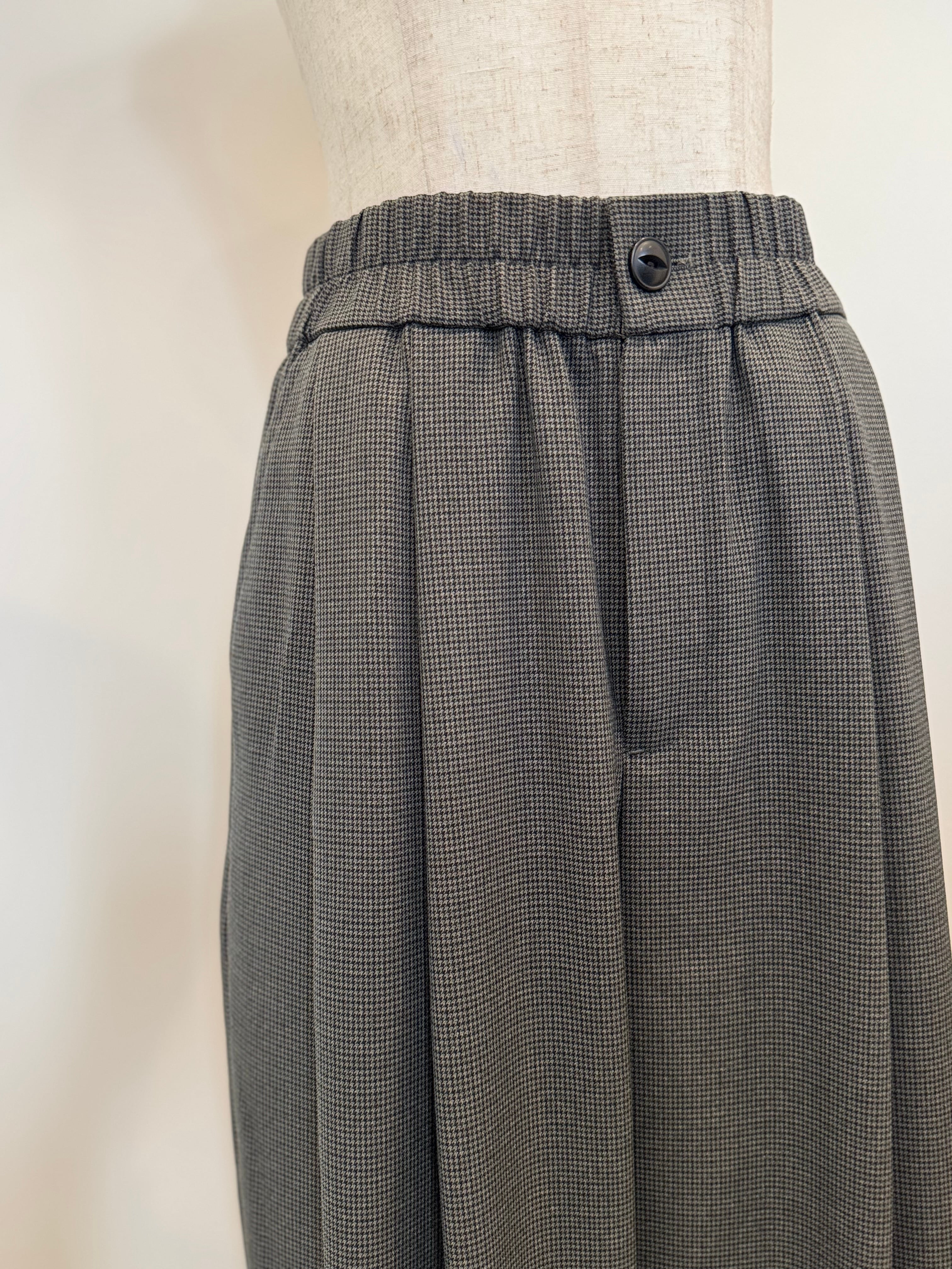 【PASSIONE】千鳥柄タックコクーンパンツ 536658