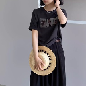 2色／ドックプリントTシャツ ・18253