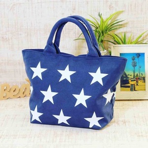 Star print Canvas Tote Bag