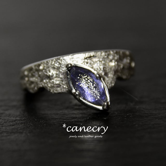 天然アイオライトサンストーンリング アイオライト サンストーン リング / Iolite Sunstone Ring 2 | iichi
