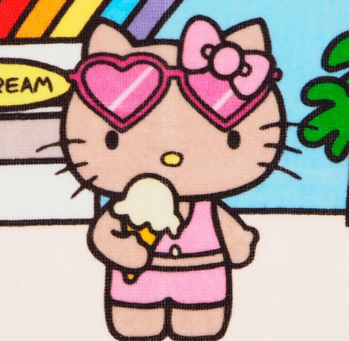 日焼けキティ HELLOW KITTY ハローキティ ハンドタオル | LIFE is goods