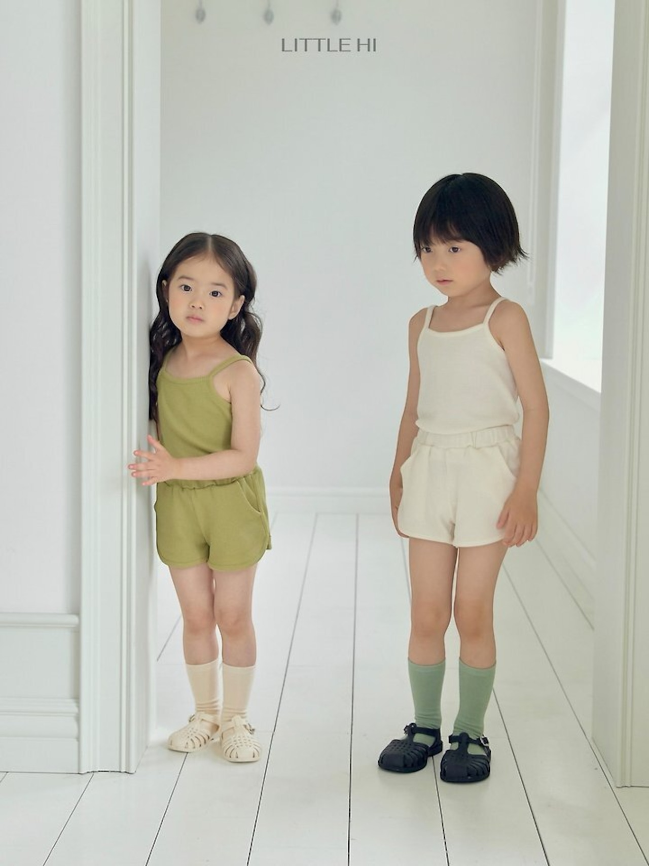【取寄/韓国直送】LITTEL HI  26/SM ワッフルデイショートパンツ｜夏服｜韓国子供服