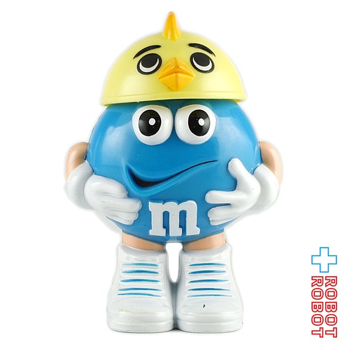 M&M's ミニディスペンサー フィギュア ブルー・ひよこ帽子